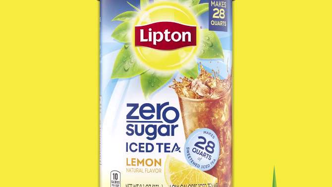 Lipton Zero Sugar Lemon Iced Tea Mix - 8.1oz, 2 of 8, play video