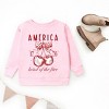 The Juniper Shop Land Of The Free Cherries Youth Sweatshirt - 2 of 3