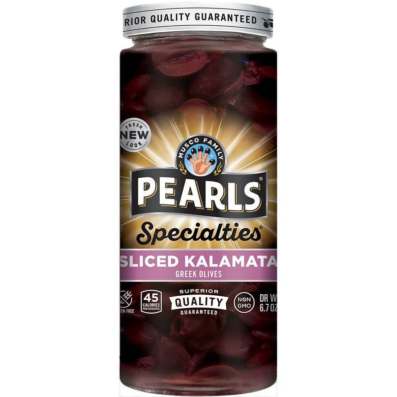 Pearls Specialties Sliced Kalamata Olives - 6.7oz, 1 of 9
