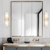 Claxy Modern Brass 2-Light Cylinder Sconce Lighting Set of 2 - 3 of 4