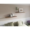 Vynxaria  47.3' Decorative Wall Shelf Set of 2 - Modern Floating Design - 4 of 4