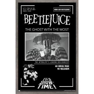 Trends International Beetlejuice - Show-Time Framed Wall Poster Prints - 1 of 4