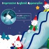 Syemin Inflatable Holiday Decorations 9 Feet Christmas Decoration Inflatable Polar Bear Slide Scene Decoration, Blue, 108"*58"*90" - 3 of 4