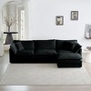 NicBex Chenille Fabric Modular Sectional Sofa Large L-Shaped Upholstered Sofa with Reversible Ottoman for Living Room,Apartment - 2 of 4