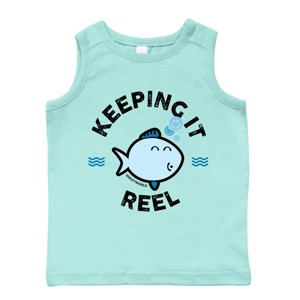 The Juniper Shop SmileyWorld Keeping It Reel Fish Toddler Tank - 1 of 4