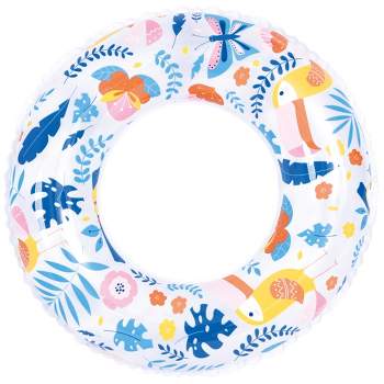 Northlight Inflatable Tropical Toucan Children's Inner Tube Ring Float, 24-Inch