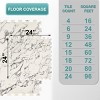 Sorbus Interlocking Wood Grain Print Floor Mats - 12 Pcs - 3 of 4