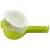 2 PCS Food Snack Storage Seal Sealing Pour Bag Clips Sealer(Green) - 2 of 4