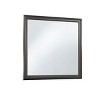GlasFlength Decorative Wall Mirrors Square Accent Mirror Wall Mirror Polished Mirror Decorative Mirror for Living Room, Gray, 38.19"*0.87"*38.19" - 3 of 4