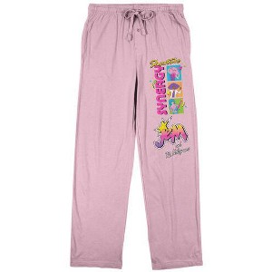 Jem And The Holograms Showtime Synergy Women’s Pink Sleep Pajama Pants - 1 of 4