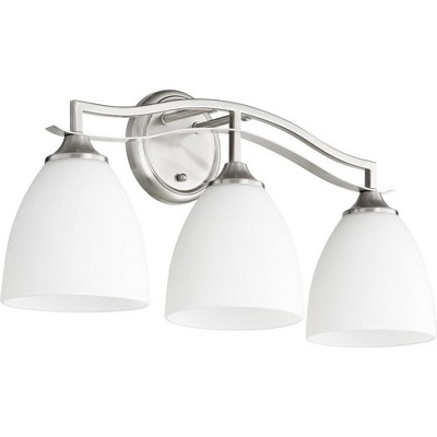 Quorum Lighting Jardin 3-Light Satin Nickel Ceiling Fan