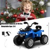 Costway 12V Kids Ride On ATV Electric 4-Wheeler Quad 2 Speeds with Mp3 & Headlights - 4 of 4