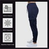 Blue Ice Women's Loose Fit Fleece Jogger Sweatpants with Velcro Cargo Pockets-3 Pack - 3 of 4