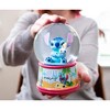 Silver Buffalo Disney Lilo & Stitch Ohana Light-up Collectible Snow Globe