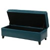 CAVINAS Round Teddy Fleece Storage Ottoman Bench with Cover,Upholstered Storage Ottoman,Storage Benches for Living Room,Bedroom - 2 of 4