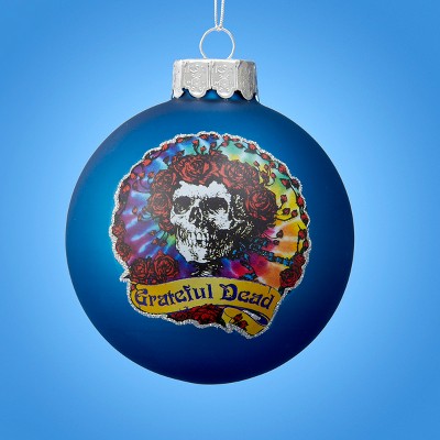 Kurt S. Adler Grateful Dead Decorative Glass Ball Christmas Ornament 3.25" (80mm)