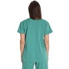 Just Love Solid Stretch Scrub Top for Women Mock Wrap Nursing Shirt - 3 of 3