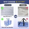 2 Pack Extra Large Moving Bags with Zippers & Carrying Handles, Heavy-Duty Storage Tote Moving Boxes for Space Saving - 4 of 4