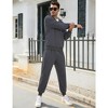 Men's Tracksuits 2 Piece Hooded Athletic Sweatsuit Zip Jogging Sportsuits - 3 of 4