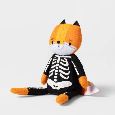 Trick or Treat Fox Skeleton Halloween Decorative Figurine - Hyde & EEK! Boutique™