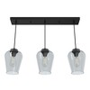 Hunter Fans 28.25" Vidria Ceiling Lights Matte Black Finish - 3-Bulb Pendant for Modern Indoor Spaces - 4 of 4
