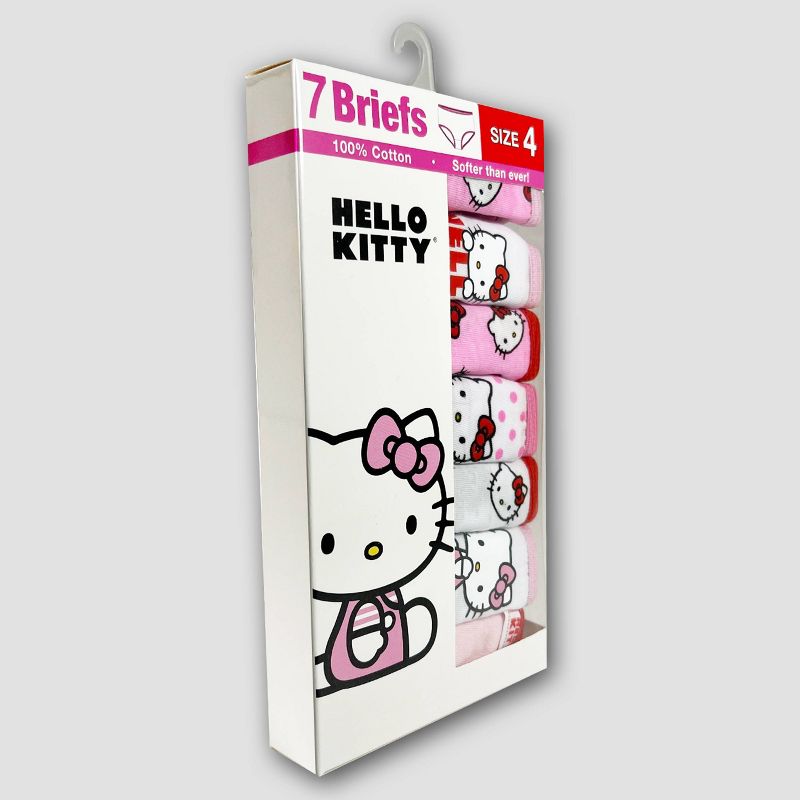 Toddler Girls' Hello Kitty 7pk Bikini Underwear, 3 of 5