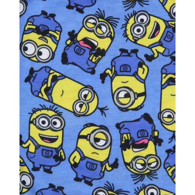 Despicable Me Girls' Movie Minions 1 In A Minion Sleep Pajama Set Shorts Multicolored, 4 of 7