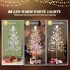 VINGLI 4ft Pre-lit Artificial Christmas Pine Tree with 80 Multicolor Lights - 3 of 4