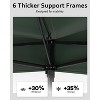 11x11 FT Heavy-Duty Outdoor Gazebo Pavilion - Double Roof w/ Mosquito Netting, All-Weather Metal Frame for Patio, Garden & Deck - 4 of 4
