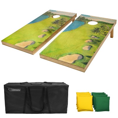 Gosports 4 Ft X 2 Ft Regulation Size Premium Wood Cornhole Set