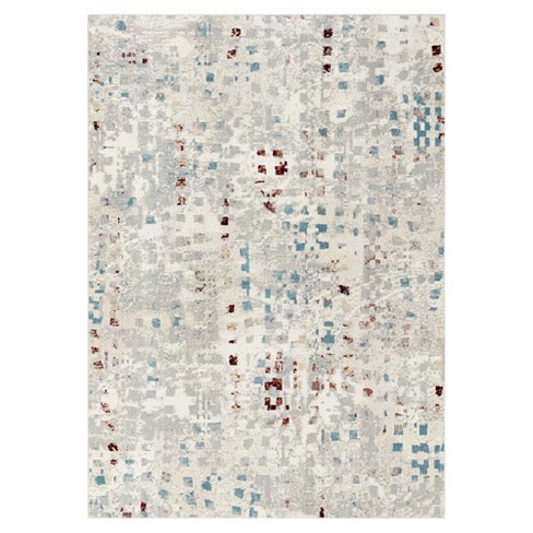 Everwash Treasure Eloise Modern Geometric Machine Washable Area Rug ...