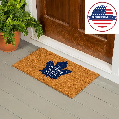 Coir Mat, 16"x28", Toronto Maple Leafs