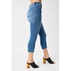 Women's High Waist Cool Denim Pull On Capri - Judy Blue - 2 of 4