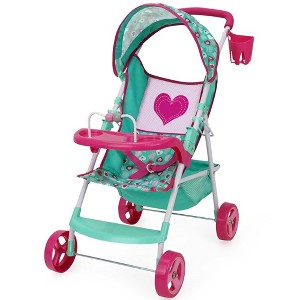 509 Crew: Mint Heart - Sarah Doll Stroller, Pretend Play Toy, Kids 3+ - 1 of 4