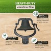 Yard Tuff YTF-22LB Large Decorative Collectible Cast Iron Metal Farm Dinner Bell - 2 of 4