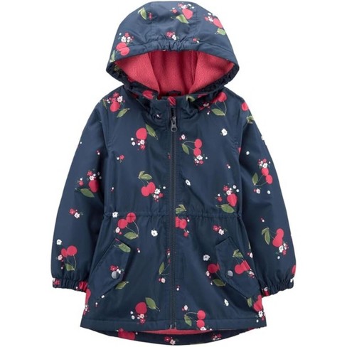 Girls fleece lined jacket fashion