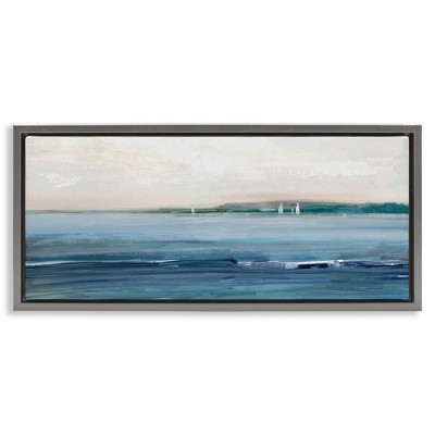 Stupell Industries Morning Sky Abstract Ocean, 31" x 14"