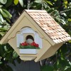 Home Bazaar 7" Little Wren Bird House Yellow - 3 of 3