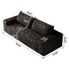 71" Modern Upholstered Corduroy Sofa with Deep Seat, Comfortable Lounge Couch for Living Room, Bedroom, or Small Apartments–The Pop Home - 4 of 4