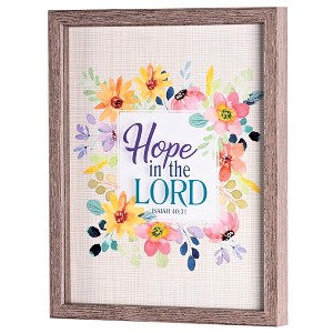 Dicksons Inspirational Tabletop or Hanging Wall Art Picture Frame For Living Room 9 x 11 MDF and Glass Welcome Home - 1 of 3