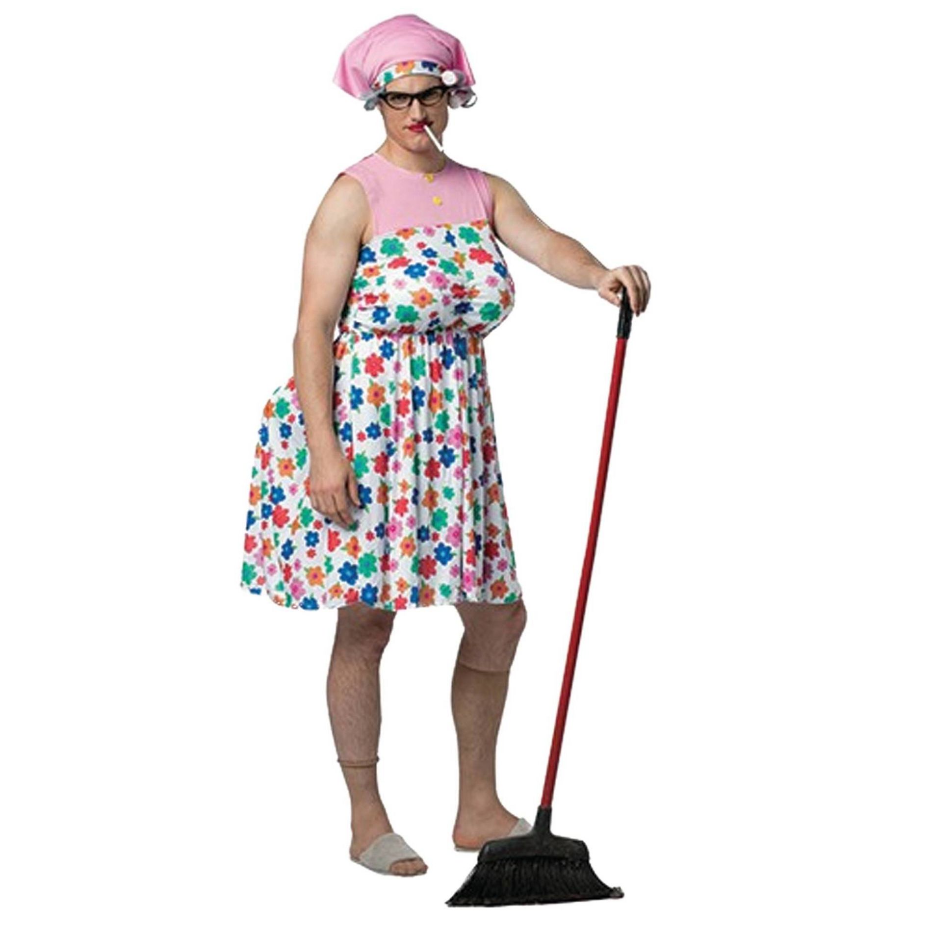 Imposta Costumes Men's Grumpy Granny Costume Bodysuit One Size