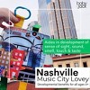 Baby Jack The Learning Lovey Nashville Music City Landscape Baby Tag Crinkle Square Toy 8" x 8" - 3 of 4