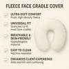 Royal Massage Luxury Fleece Face Cradle Cover for Massage Tables - Ultra Soft, Washable Faux Sheepskin Pad - Universal Fit for All Massage Headrests - 2 of 4