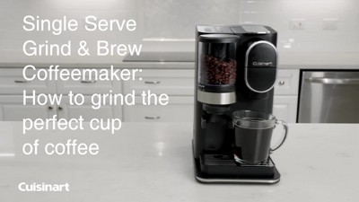 Cuisinart - Grind & Brew Single-Serve Coffeemaker - Black