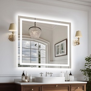 Sapphtopaz Frameless Bathroom Mirror, Smart Vanity Mirror Decorative Wall Mirrors for Bathroom, Over Sink, Bedroom - 1 of 4