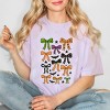 Simply Sage Market Coquette Colorful Halloween Bows Garment Dyed Tee - 2 of 4