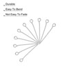 Unique Bargains DIY Craft Necklaces Bracelets Earrings Jewelry Making Iron 21 Gauge Eye Pins 200 Pcs - 4 of 4