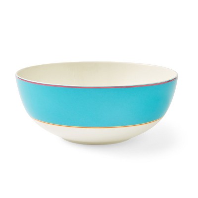 Kit Kemp by Spode Calypso 10.5" Bowl, Vibrant Colors, Porcelain, Dishwasher and Microwave Safe, Ideal for Pasta, Cereal, Soup, and Fruit