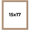 PosterPalooza | Deco Brown Picture Frame - UV Acrylic, Foam Board Backing, Hanging Hardware - 2 of 4