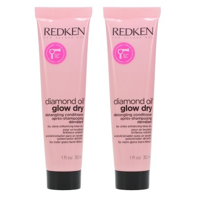 Redken Diamond Oil Glow Dry Conditioner 1 oz 2 Pack